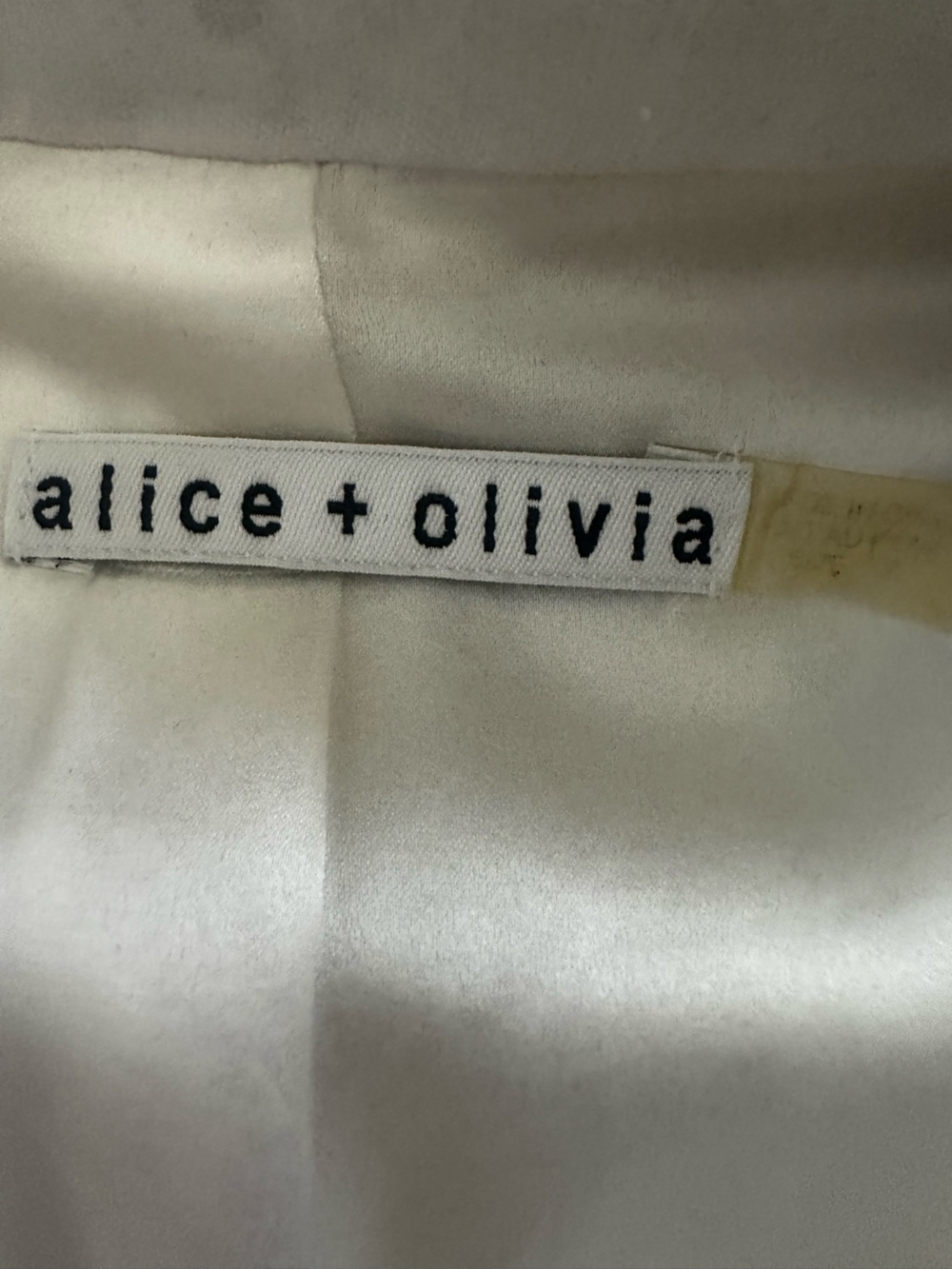 Alice + Olivia Shan Rolled Cuff Linen Blazer M - Picture 6 of 9